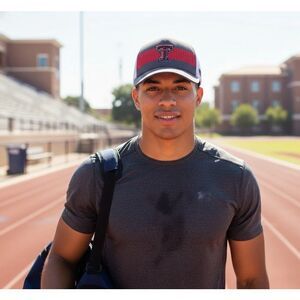 Mahomes NWT Texas Tech Red Raiders Strategy Games Foam Trucker Adjustable Hat Gr